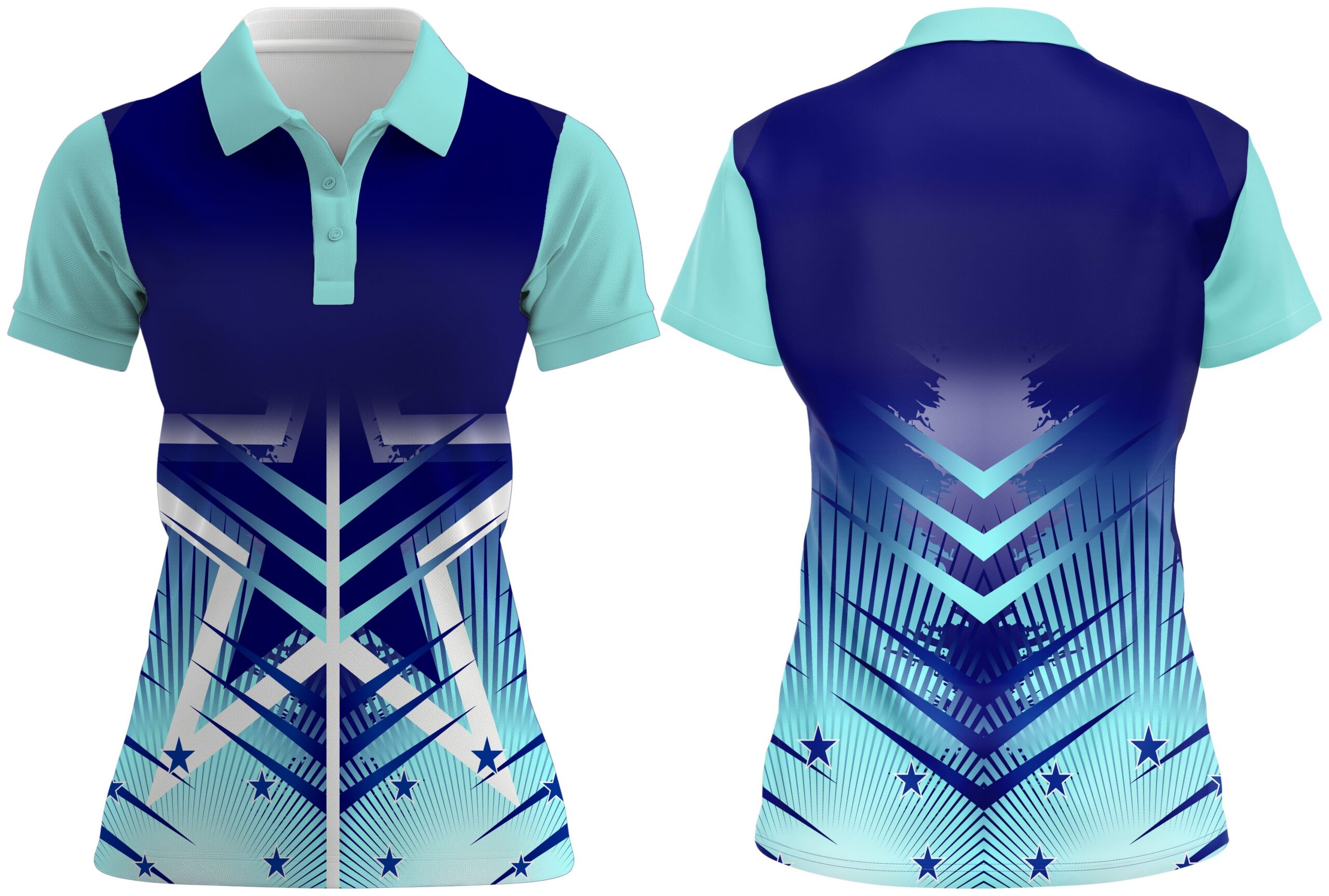 Ladies Short Sleeve Golfer | Fitted Sleeve - Image 3