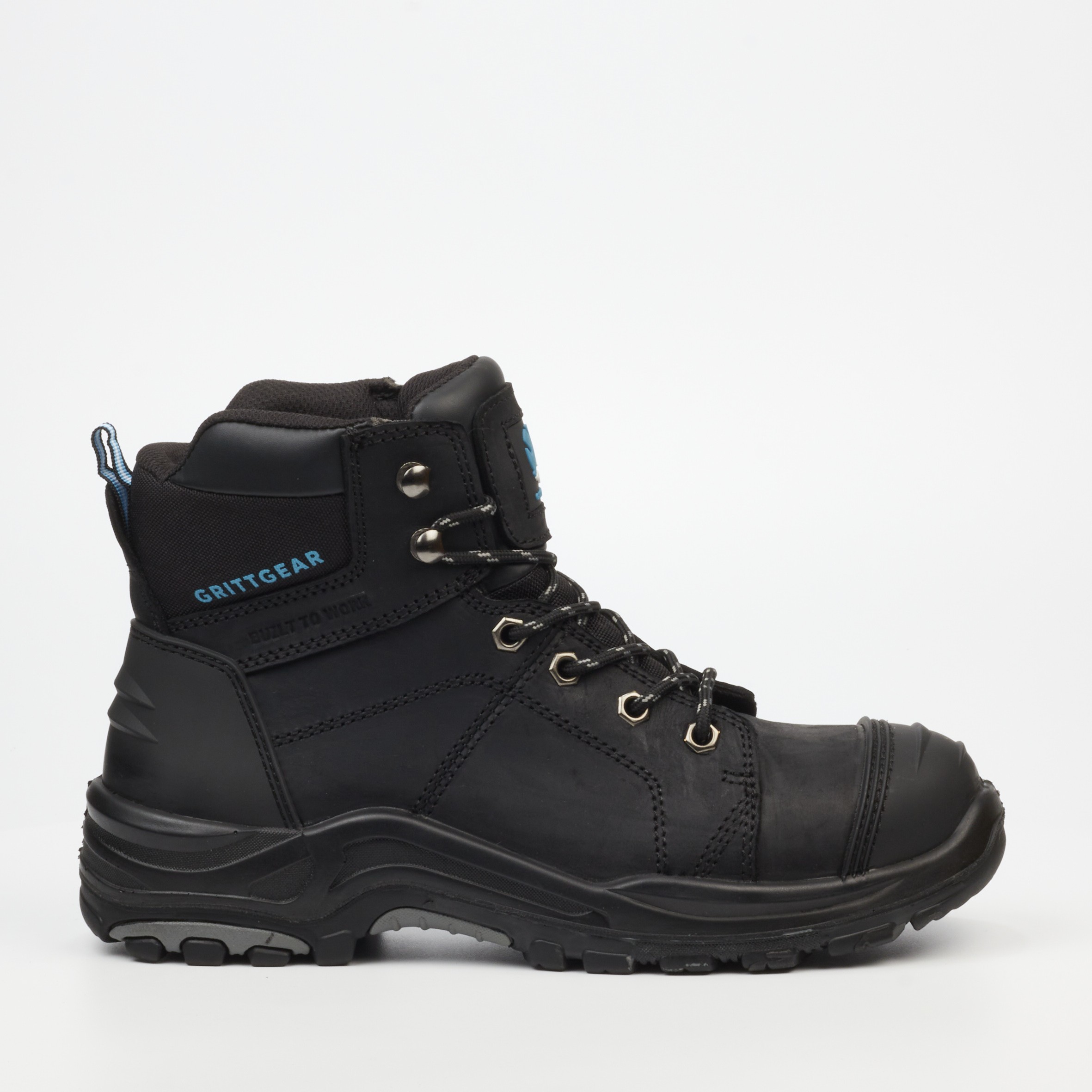 Flint S3 Crazy Horse Leather Safety Boot - Image 4