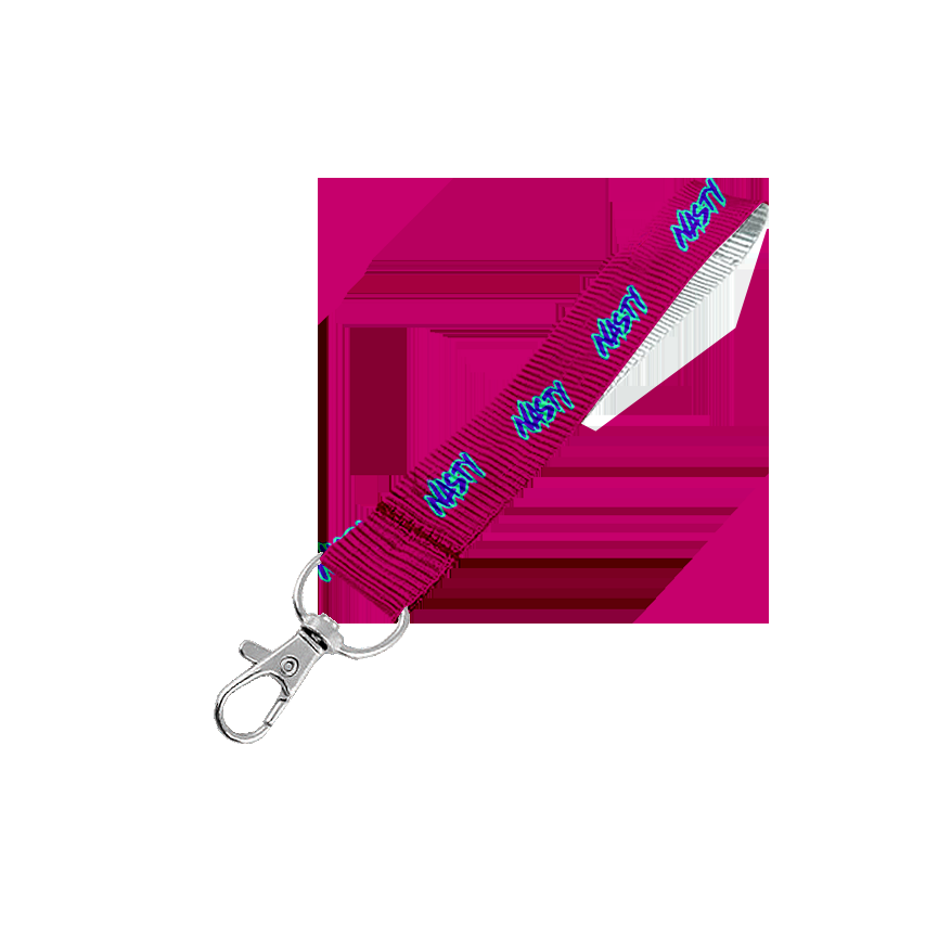 Petersham Wrist Phone Strap S/Sided Print with Snap Hook 25 x 340mm