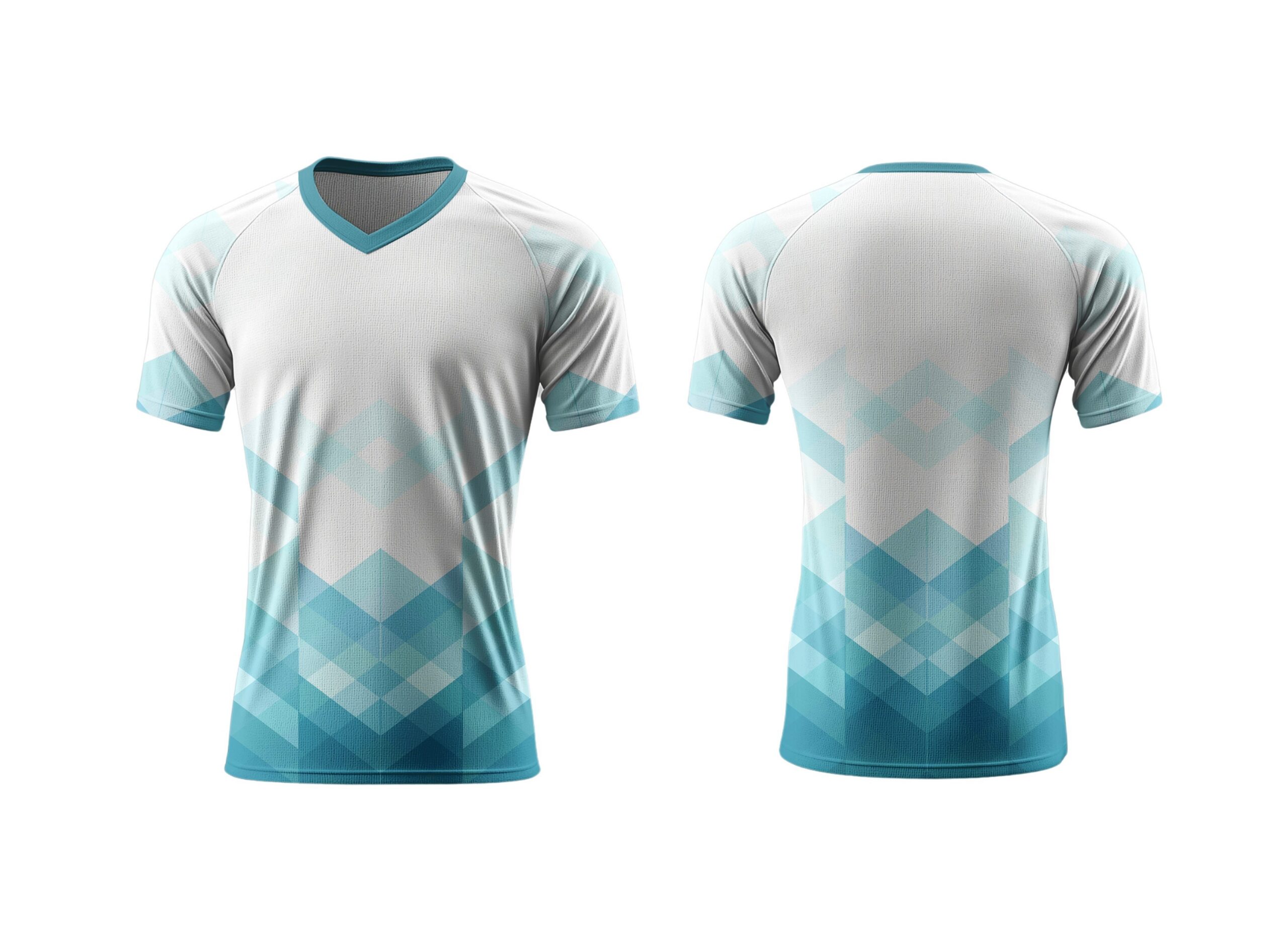V-Neck Short Sleeve Soccer Shirt | Raglan Sleeves - Image 7