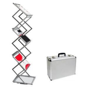 Zig Zag Clear Brochure Stand