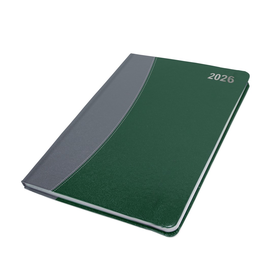 A4 Scripta Crescent Two-Tone Diary (Padded Cover) - Image 5