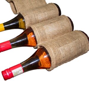 canary-hanginng-wine-bottle-holder-with-hessian-fabric-mix