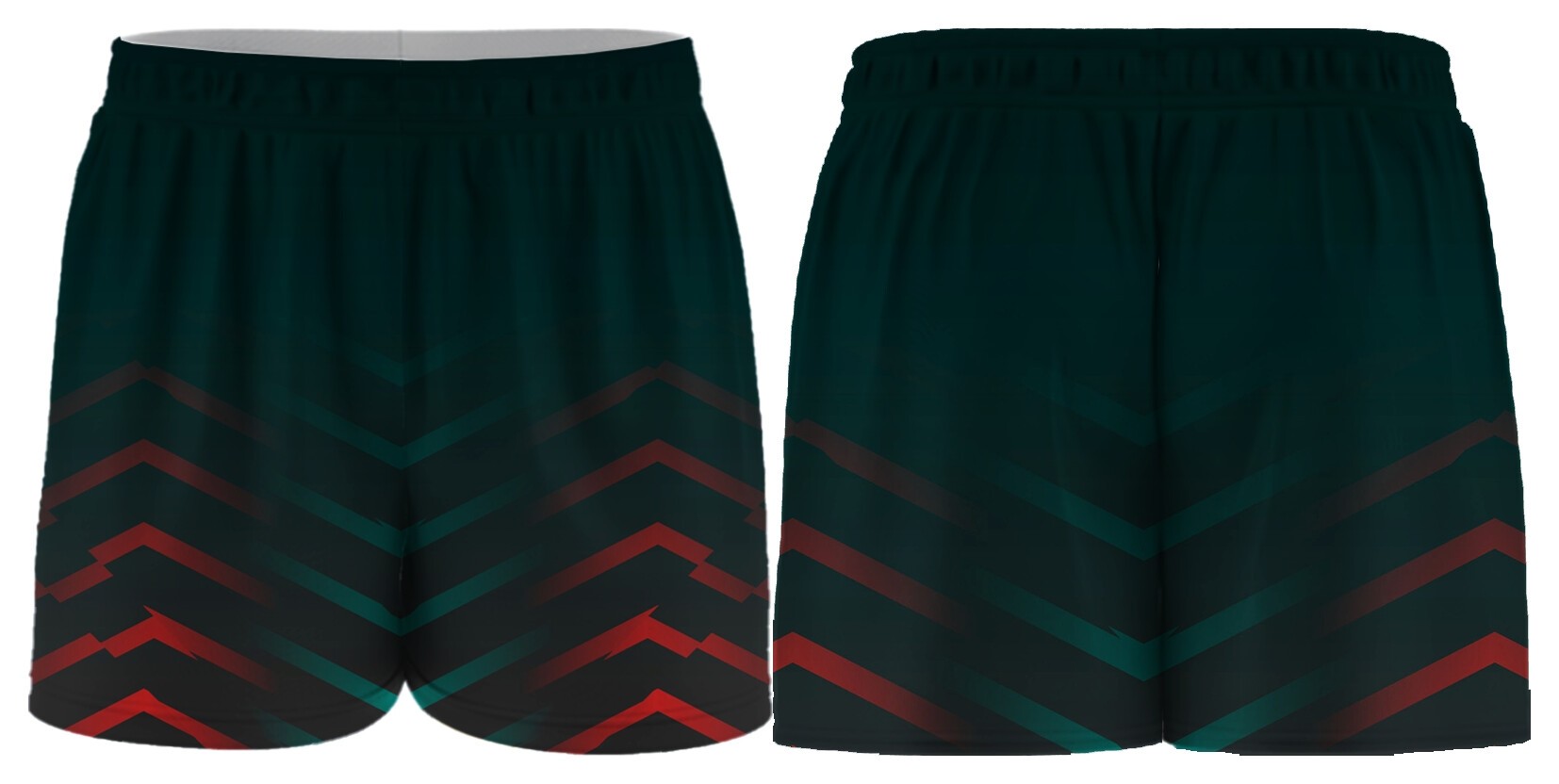 Kids 4 Panel Rugby Shorts - Image 5