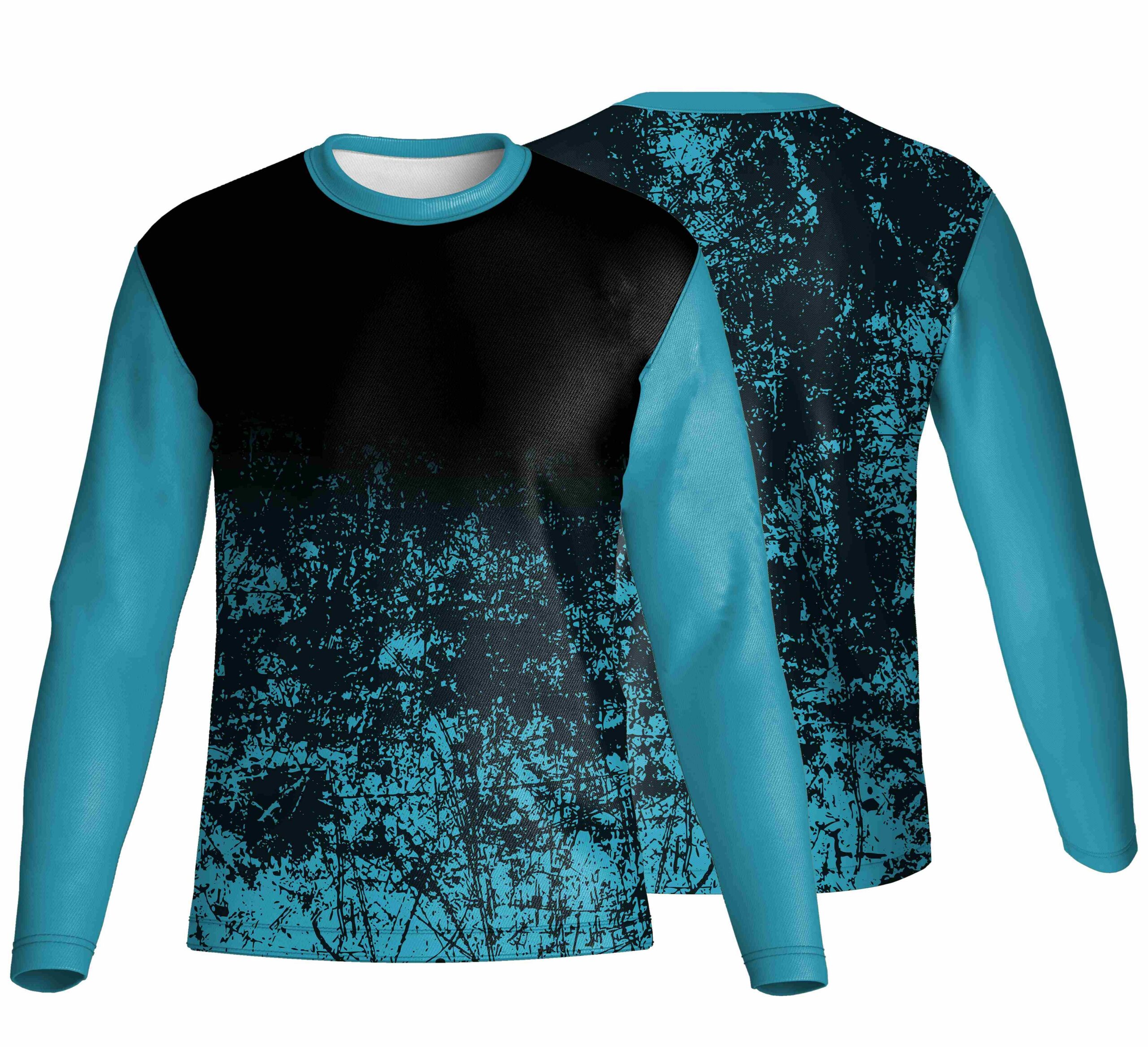Unisex Long Sleeve Crew Neck T-Shirt | Drop Needle Square | Sport Design - Image 3