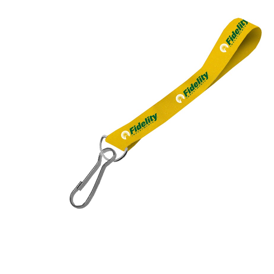 Hi-Viz Wrist Phone Strap DTF Print S/Sided with Swivel Hook - Image 3