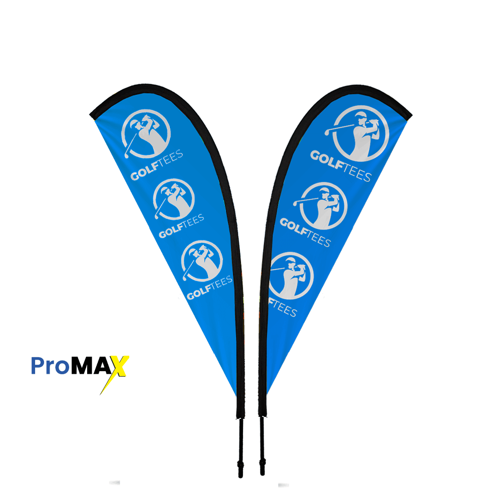 ProMAX Teardrop Banner 2m Double sided, Complete