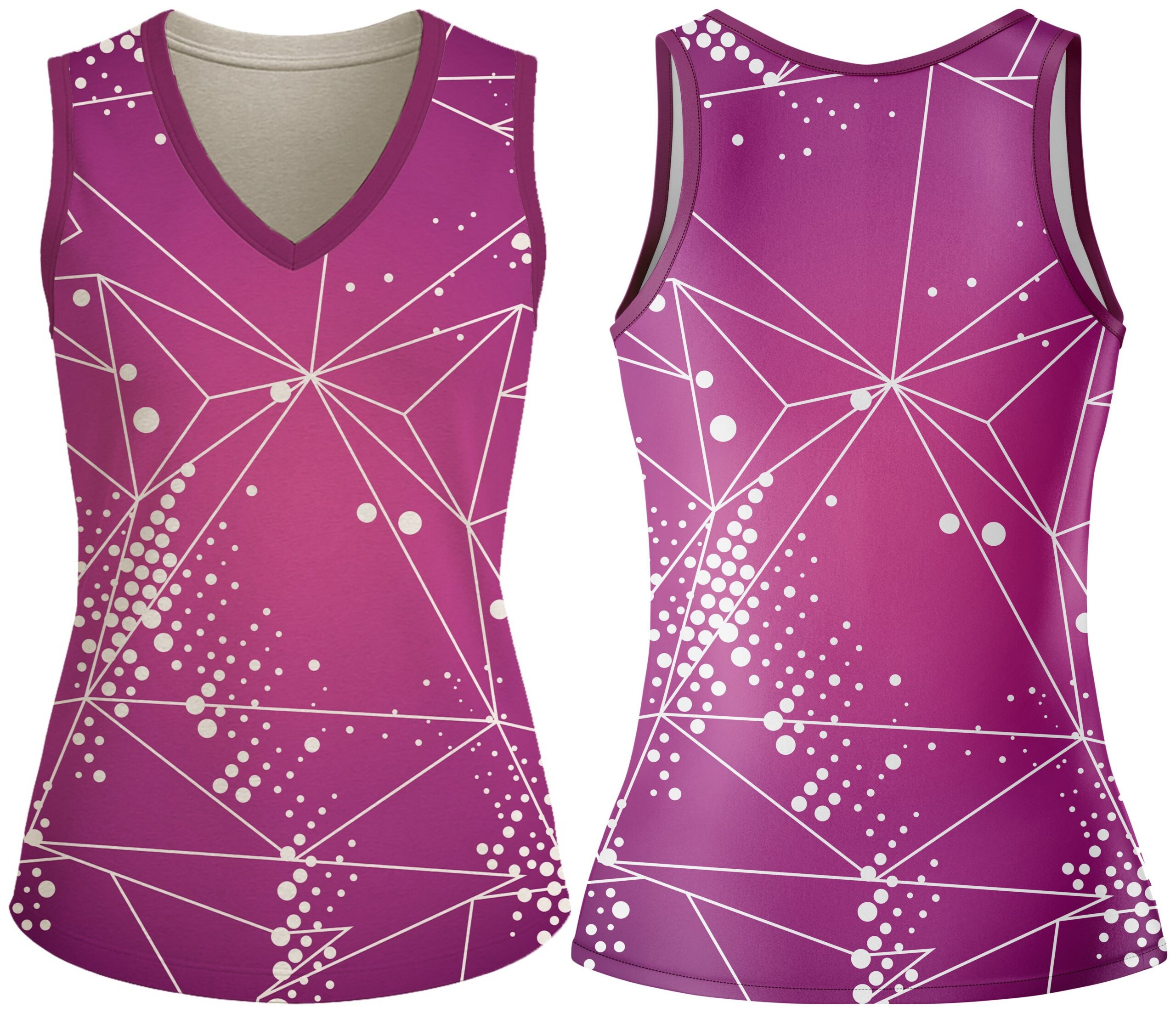 Ladies V-Neck Vest - Image 4