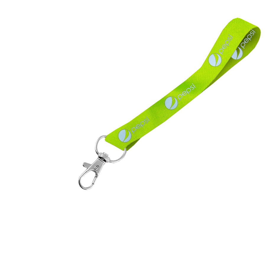 Hi-Viz Wrist Phone Strap Silver Reflective Print D/Sided with Snap Hook - Image 4