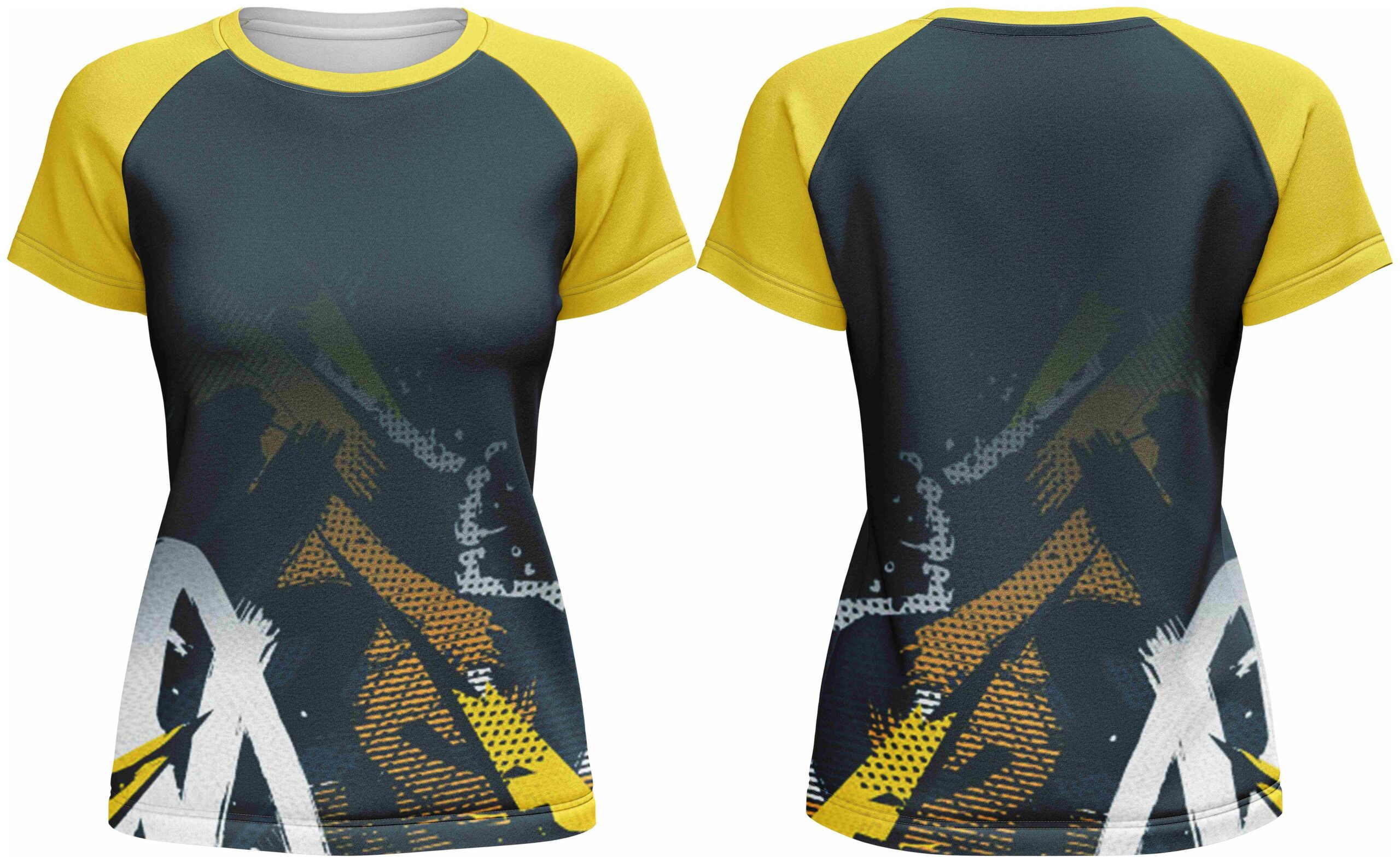 Ladies Crew Neck Short Sleeve T-Shirt | Raglan Sleeve - Image 6