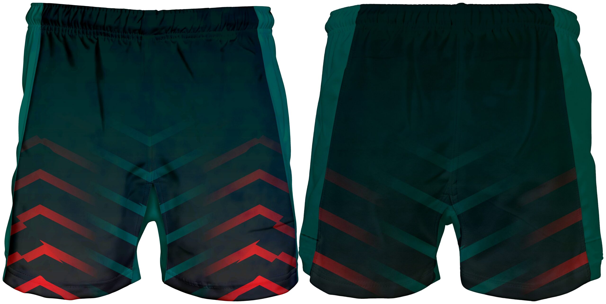 Kids 9 Panel Rugby Shorts - Image 6