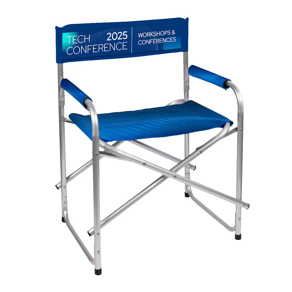 Directors Chair, Aluminium, Back Rest, Arm Rest, Seat - Image 3