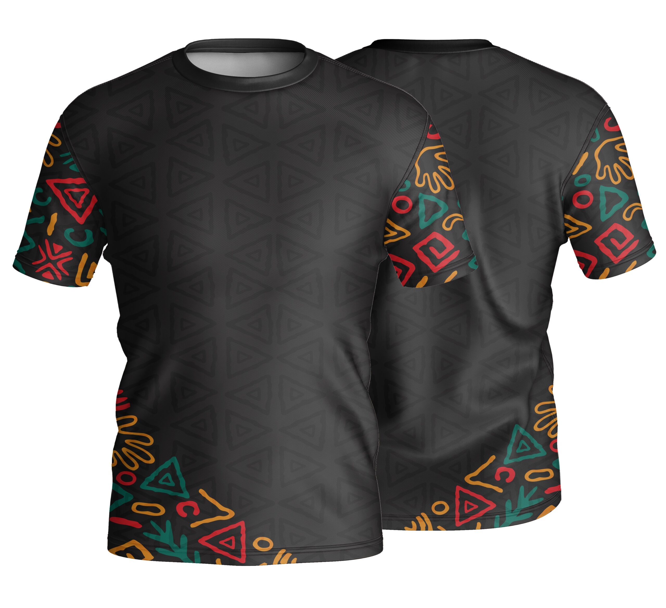 Kid’s Short Sleeve Crew Neck T-Shirt | Sport Tec | Africa Design - Image 5