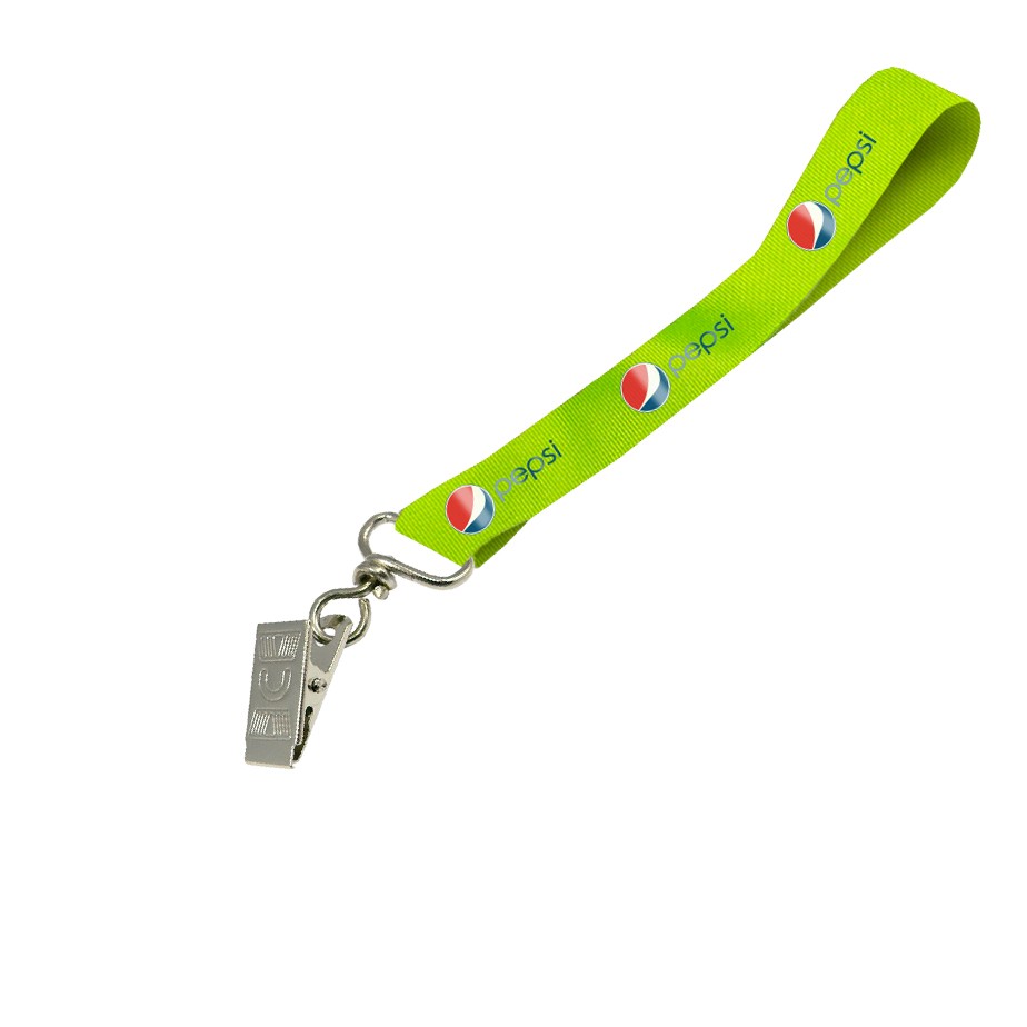 Hi-Viz Wrist Phone Strap DTF Full Colour Reflective Print D/Sided with Crocodile Clip - Image 4