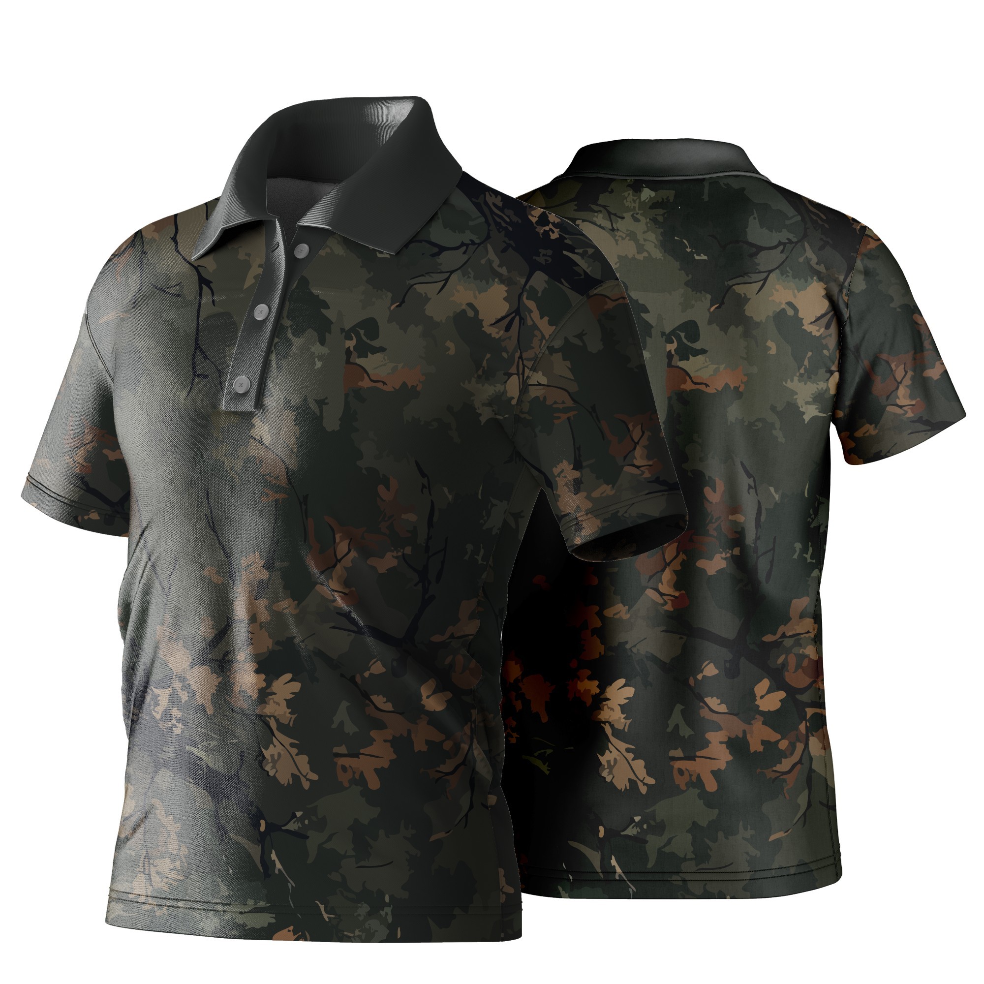 Kid’s Golf Shirt | Sport Tec | Camo Design - Image 6