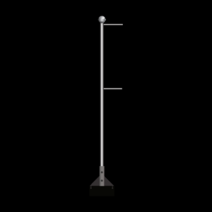 bannerpole-ground-6m-2-arm-supply-only
