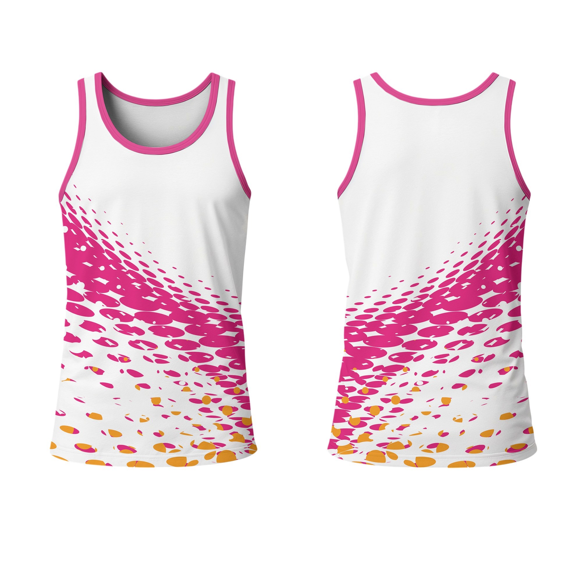 Mens Crew Neck Vest | Normal Back - Image 6
