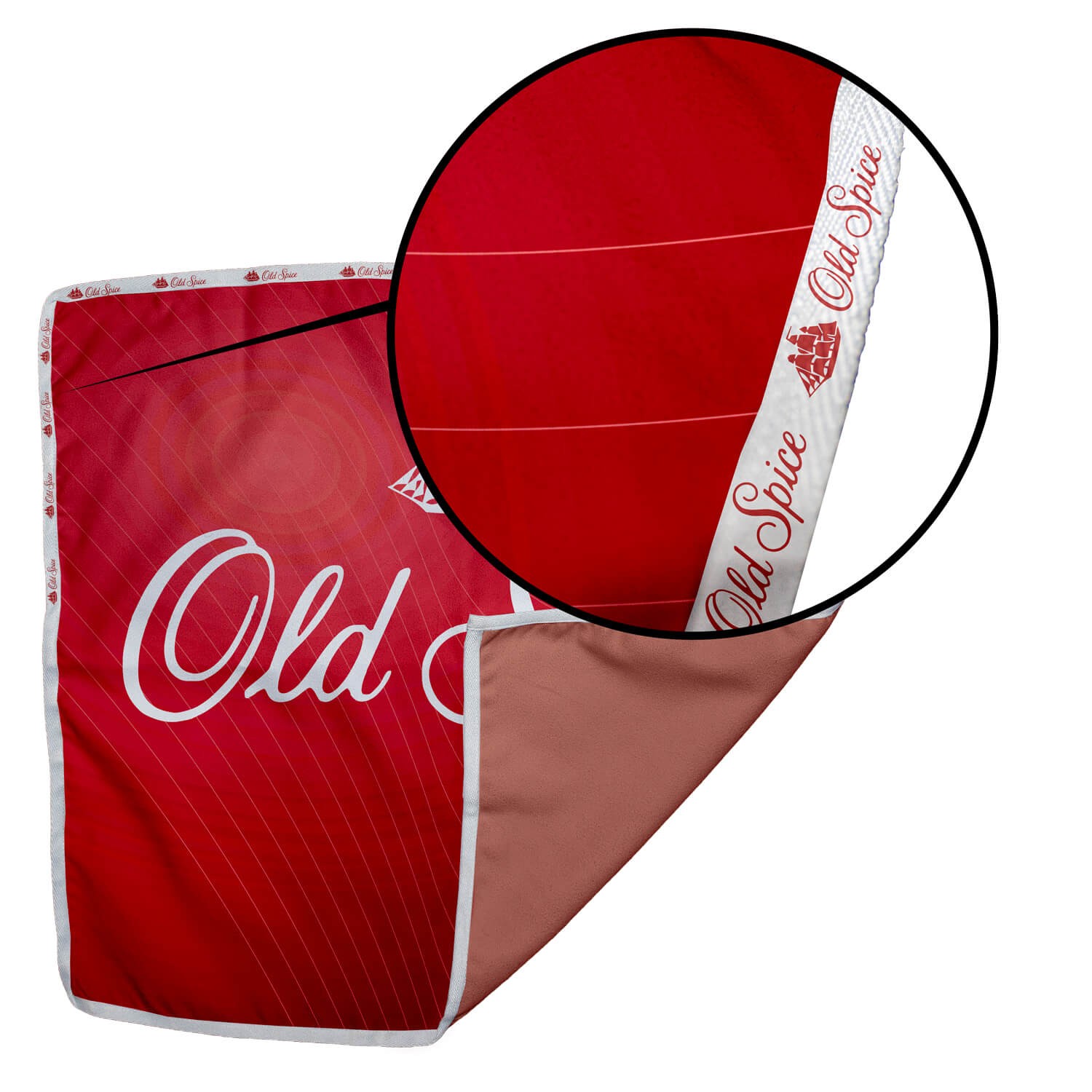 Rosemary Quick Drying Counter Cloth Printed D/S With Petersham Personalised Branded Webbing - Image 2