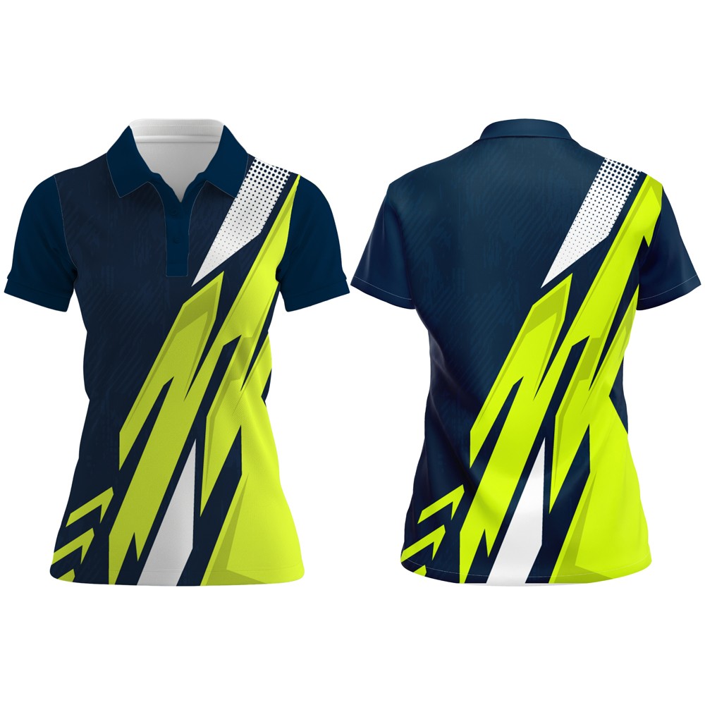 Ladies Golf Shirt Short Sleeve | Fitted Sleeve - Image 3