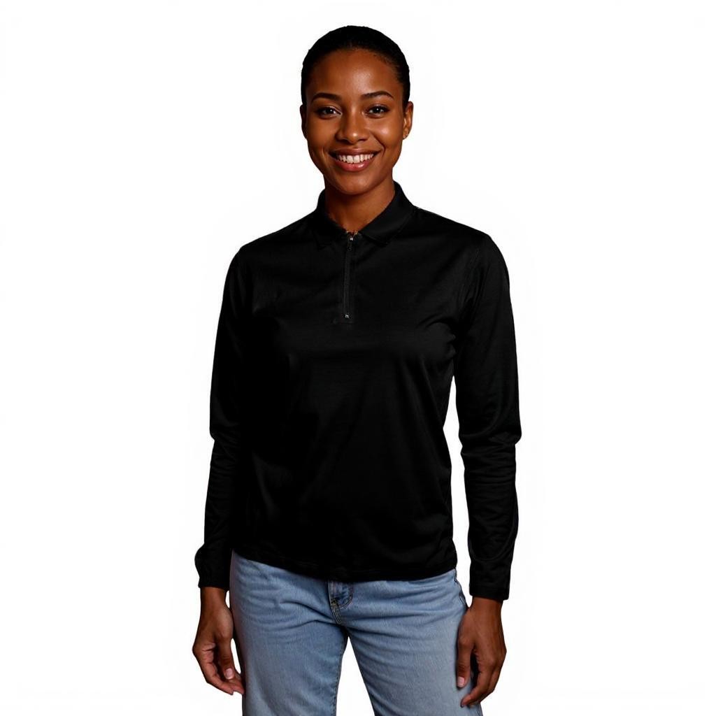 Dunford Long Sleeve Golfer Quarter Zip - Image 4