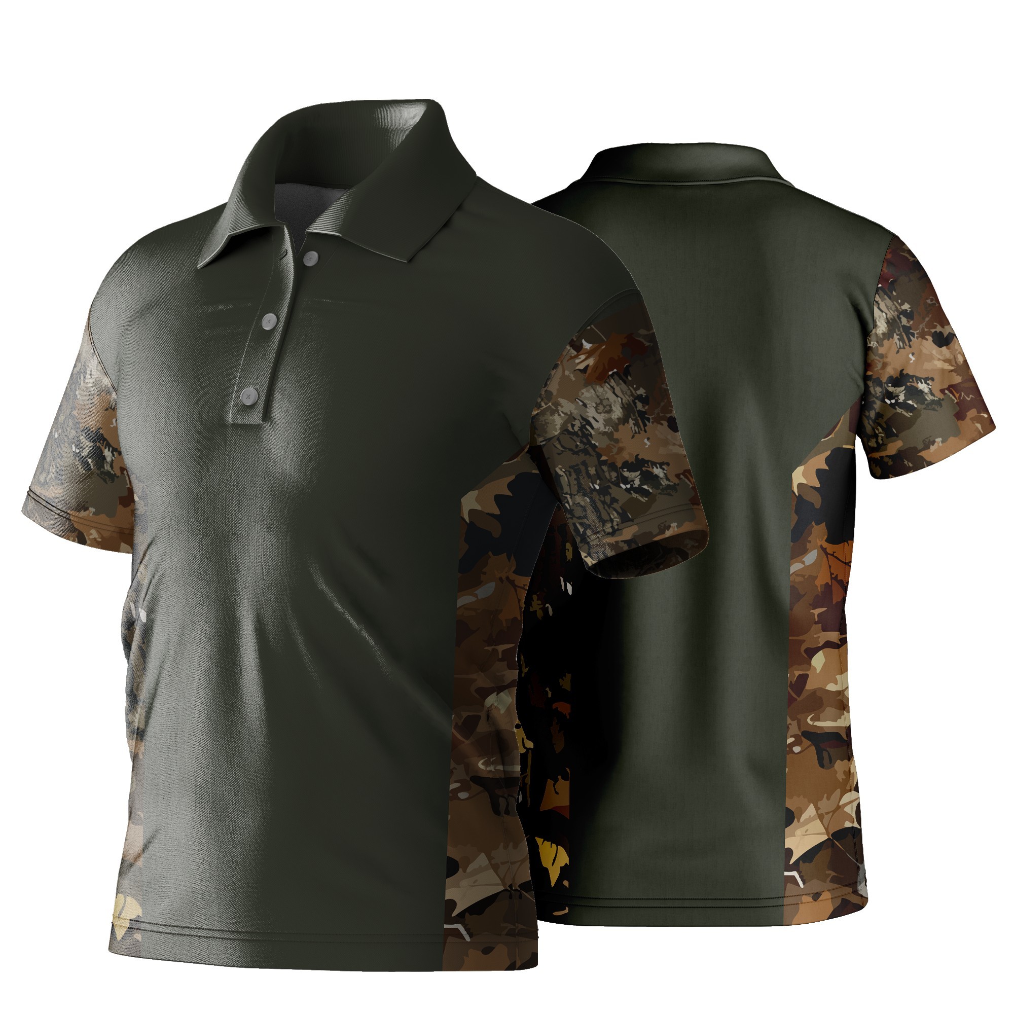 Kid’s Golf Shirt | Sport Tec | Camo Design - Image 5