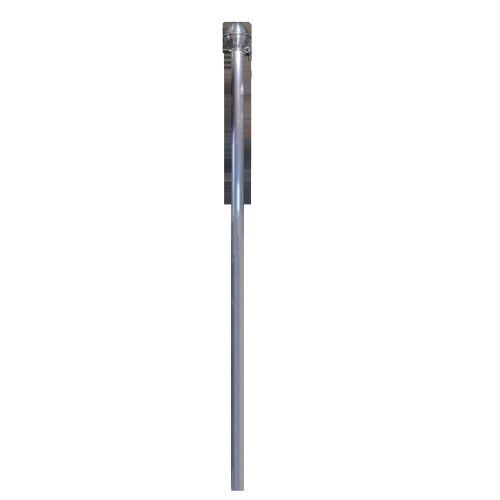 Ground Mounted Flagpole 6m - including installation (one unit) - Image 3