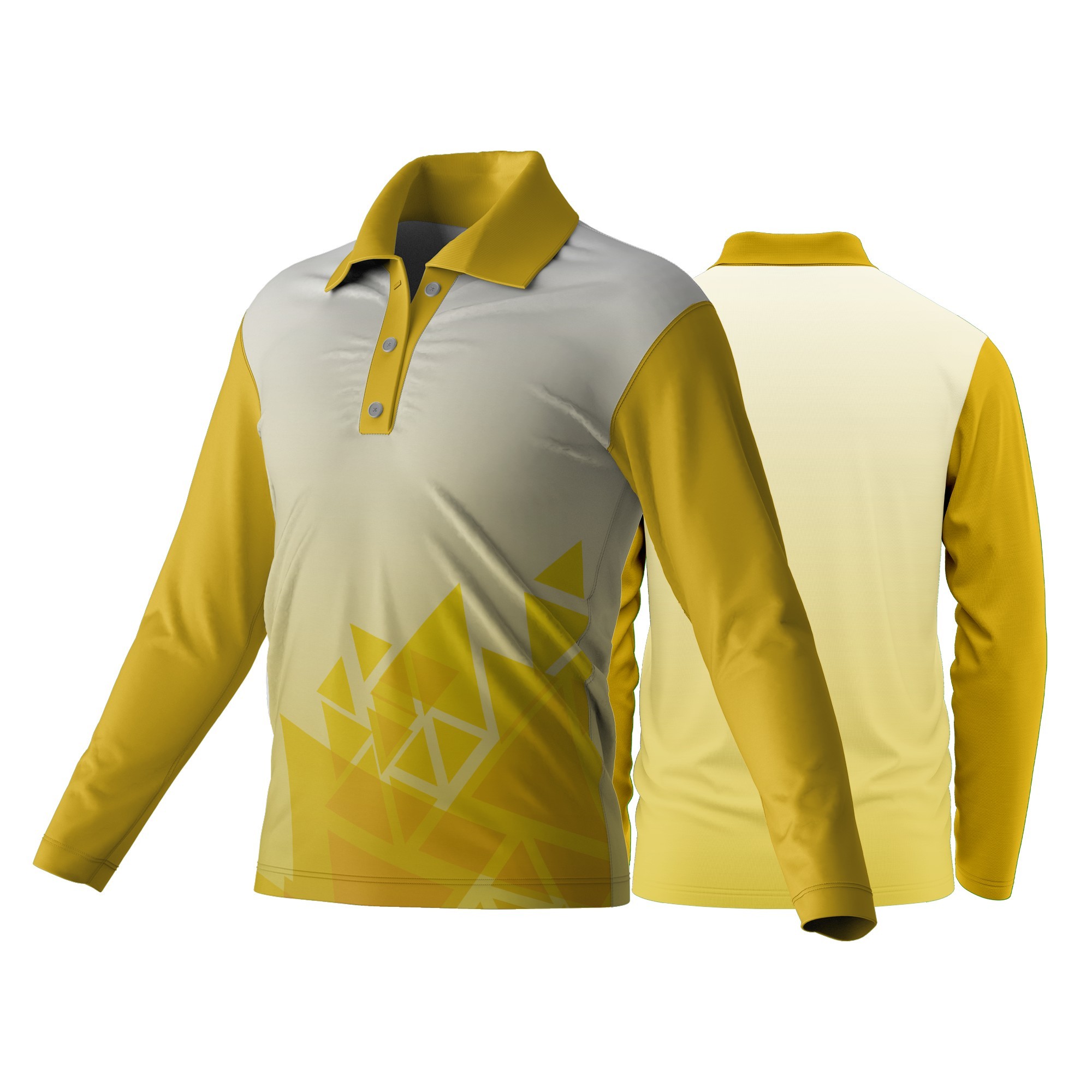 Unisex Dye Sublimated Long Sleeve Golf Shirt | Poly Spandex | Corporate Design - Image 5