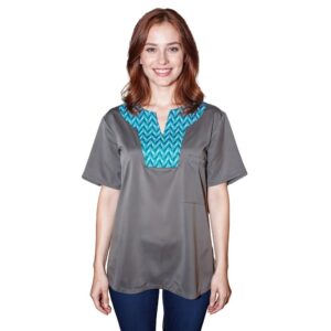 amhara-shweshwe-scrubs-ladies